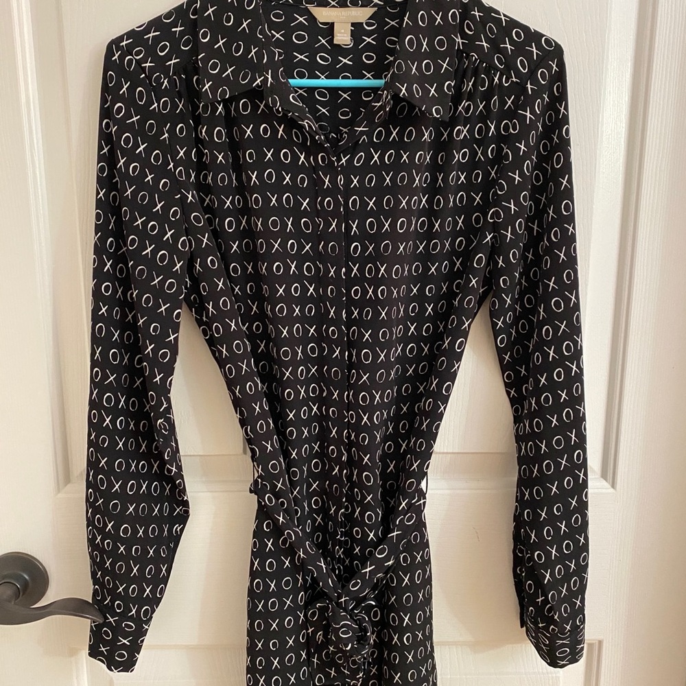Banana Republic XO shirt dress sz 4